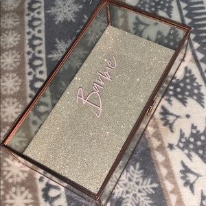 BARBIE GLASS CASE